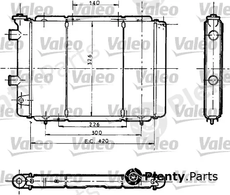 Valeo 730012 — Radiator, engine cooling