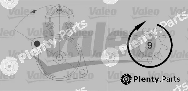 Valeo 458211 — Starter VALEO RE-GEN REMANUFACTURED