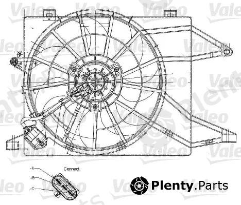 Valeo 698344 — Fan, engine cooling