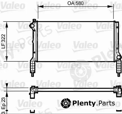 Valeo 735172 — Radiator, engine cooling