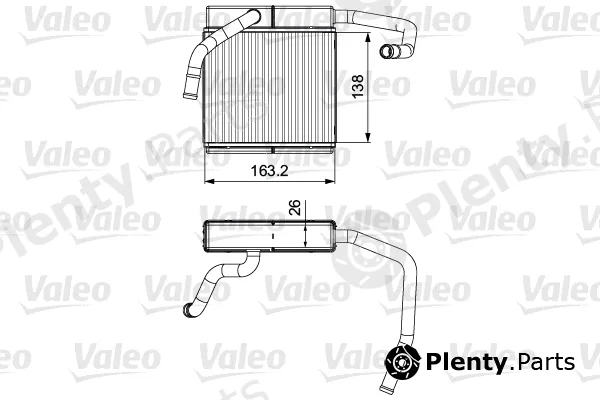 Valeo 811552 — Heat Exchanger, interior heating