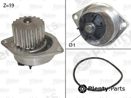 Valeo 506595 — Water Pump, engine cooling