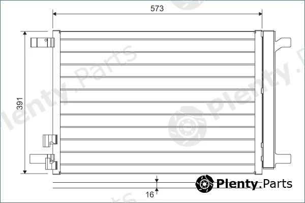 Valeo 822635 — Condenser, air conditioning