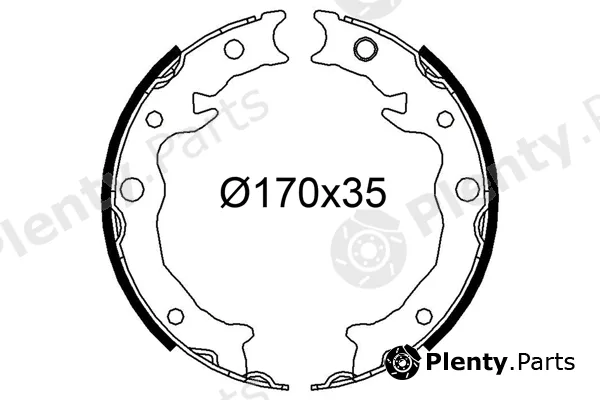 Valeo 564278 — Brake Shoe Set