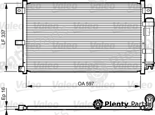 Valeo 814227 — Condenser, air conditioning