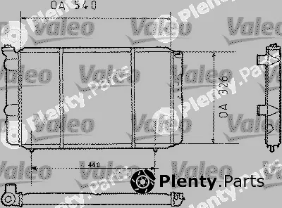 Valeo 730002 — Radiator, engine cooling