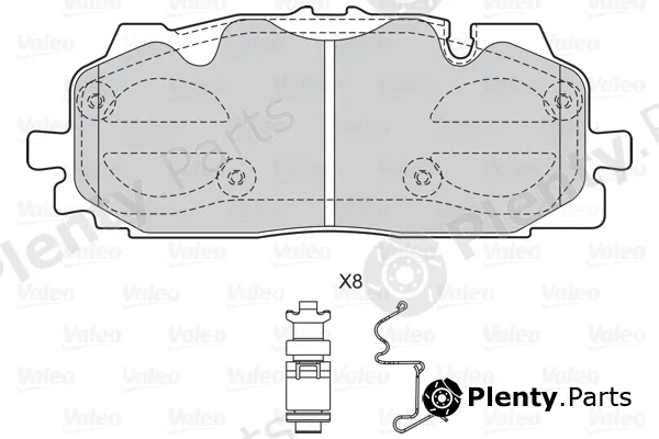 Valeo 601595 — Brake Pad Set, disc brake