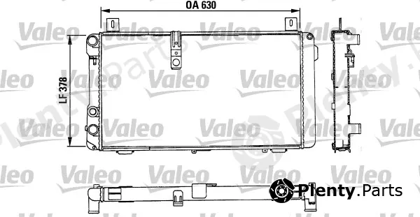 Valeo 883686 — Radiator, engine cooling