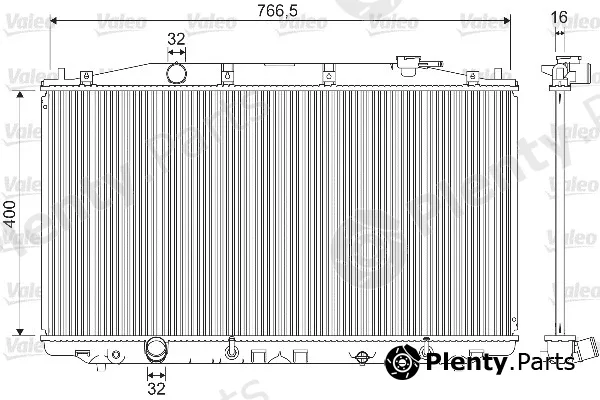 Valeo 733209 — Radiator, engine cooling