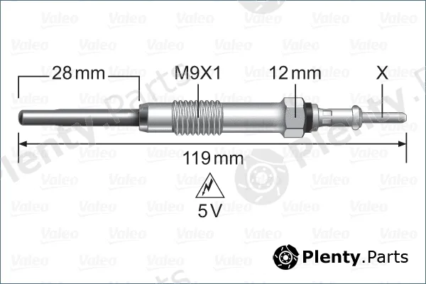 Valeo 345248 — Glow Plug