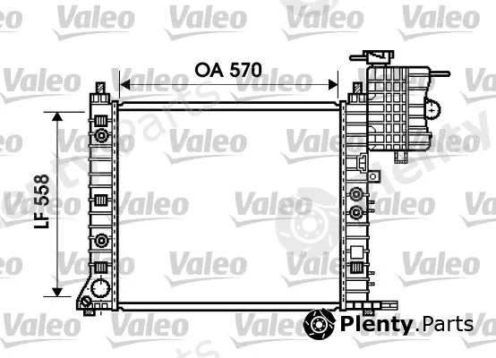 Valeo 734806 — Radiator, engine cooling