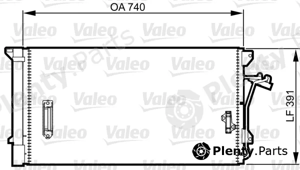 Valeo 817838 — Condenser, air conditioning
