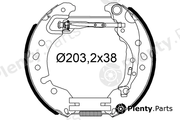 Valeo 554988 — Brake Shoe Set