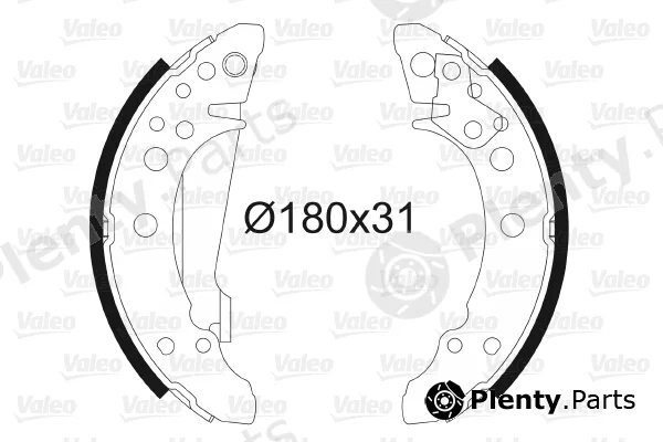 Valeo 562020 — Brake Shoe Set