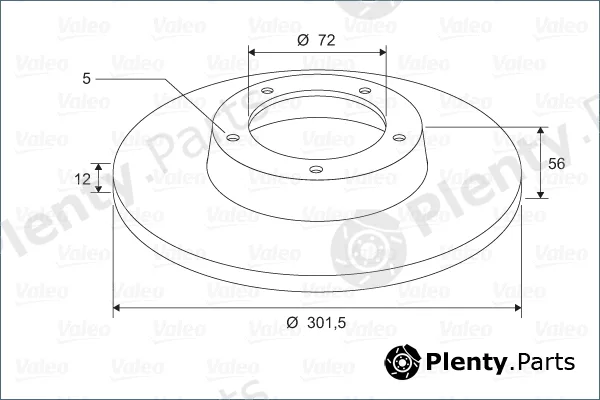 Valeo 197750 — Brake Disc