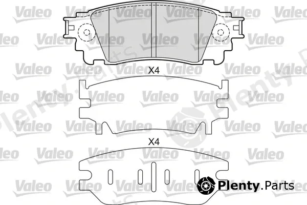 Valeo 601678 — Brake Pad Set, disc brake