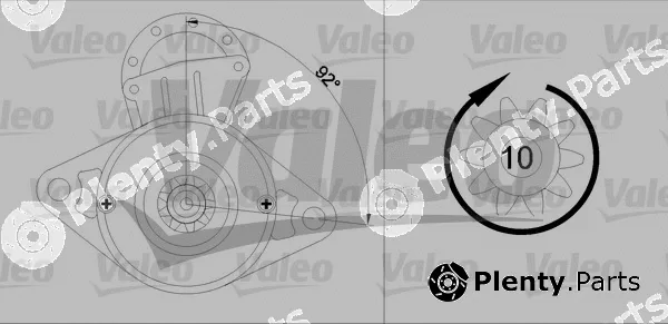 Valeo 455596 — Starter VALEO RE-GEN REMANUFACTURED