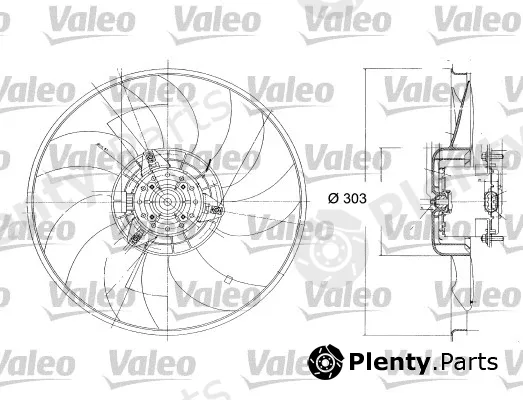 Valeo 698324 — Fan, engine cooling