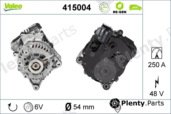 Valeo 415004 — Alternator, starter VALEO RE-GEN REMANUFACTURED