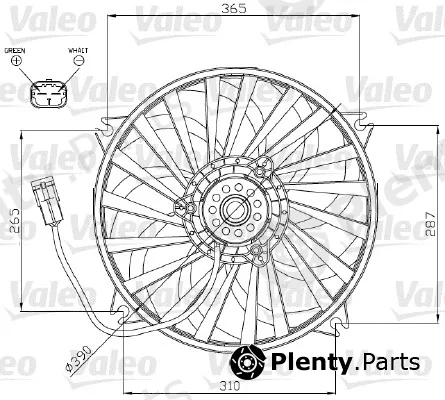Valeo 696177 — Fan, engine cooling
