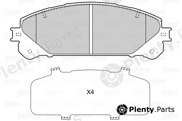 Valeo 601533 — Brake Pad Set, disc brake