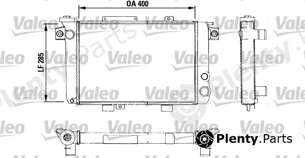 Valeo 882890 — Radiator, engine cooling