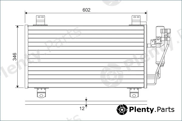 Valeo 822589 — Condenser, air conditioning