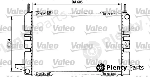 Valeo 730146 — Radiator, engine cooling