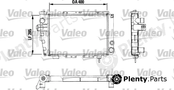 Valeo 883282 — Radiator, engine cooling
