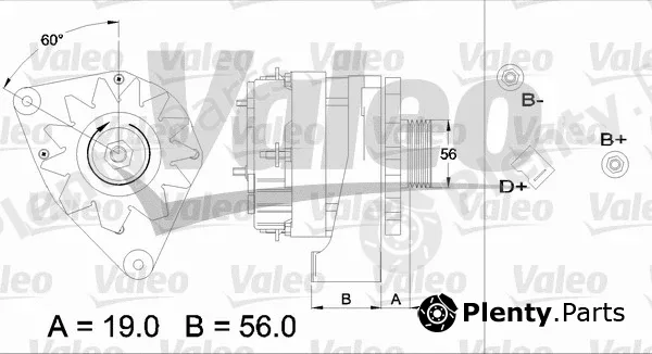 Valeo 436343 — Alternator VALEO RE-GEN REMANUFACTURED