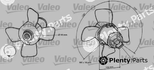 Valeo 696038 — Fan, engine cooling