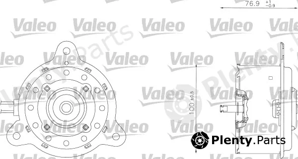 Valeo 698342 — Electric Motor, radiator fan