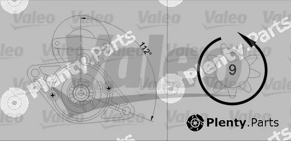 Valeo 455916 — Starter VALEO RE-GEN REMANUFACTURED