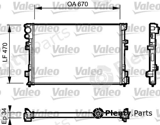 Valeo 731168 — Radiator, engine cooling