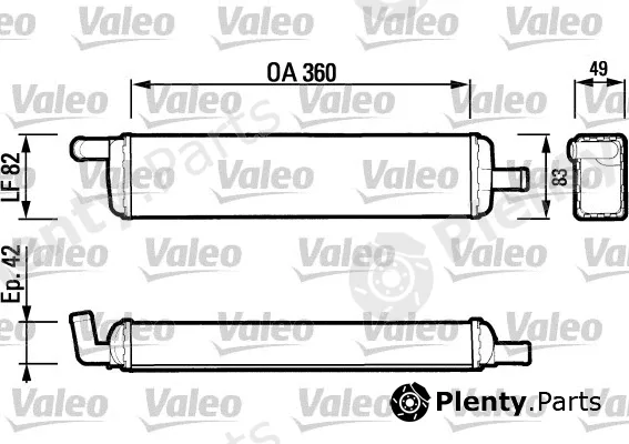 Valeo 883473 — Heat Exchanger, interior heating