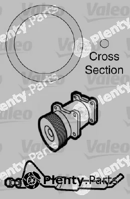 Valeo 509742 — Gasket, coolant pipe