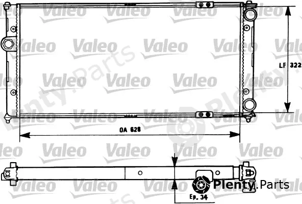 Valeo 731266 — Radiator, engine cooling