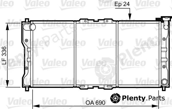 Valeo 731073 — Radiator, engine cooling