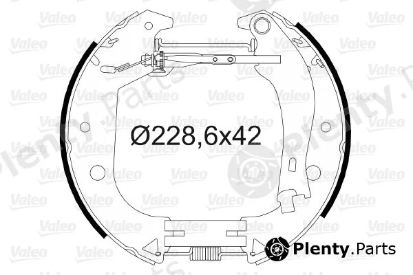 Valeo 554888 — Brake Shoe Set