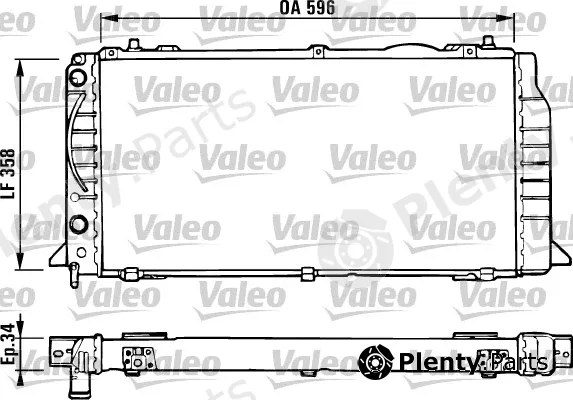 Valeo 731422 — Radiator, engine cooling