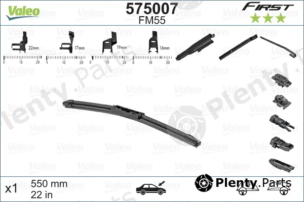 Valeo 575007 — Wiper Blade FIRST MULTICONNECTION
