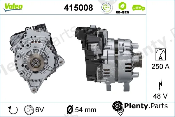 Valeo 415008 — Alternator, starter VALEO RE-GEN REMANUFACTURED