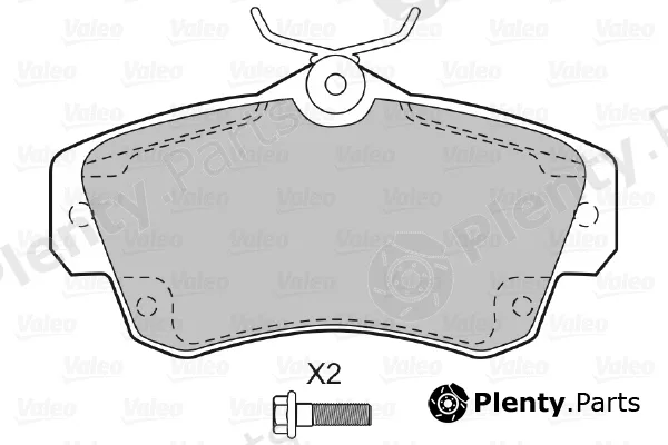 Valeo 598543 — Brake Pad Set, disc brake