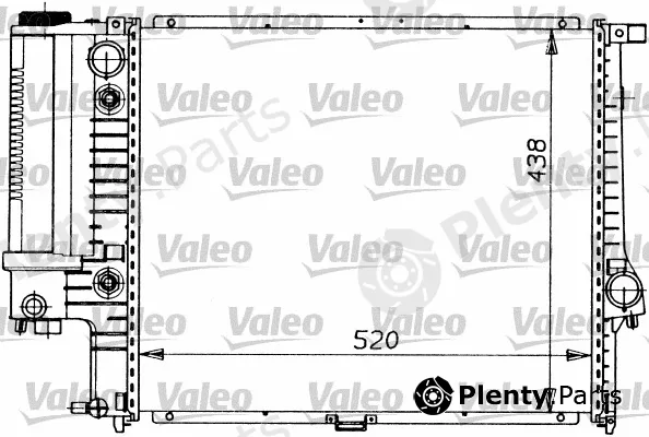 Valeo 819413 — Radiator, engine cooling