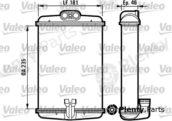 Valeo 812127 — Heat Exchanger, interior heating