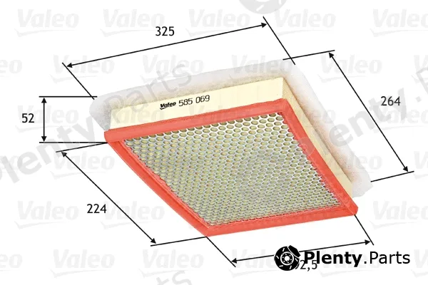 Valeo 585069 — Air Filter