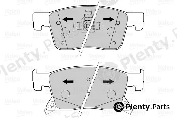 Valeo 601501 — Brake Pad Set, disc brake