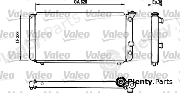 Valeo 810835 — Radiator, engine cooling