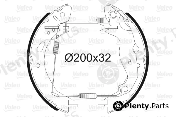 Valeo 554903 — Brake Shoe Set