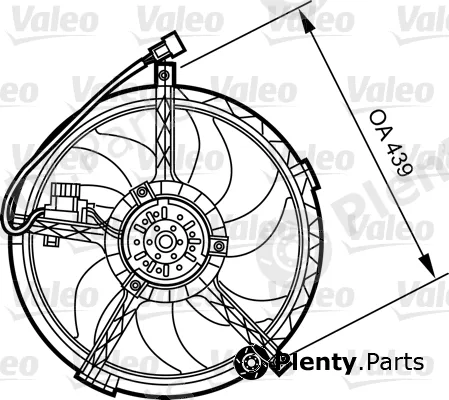 Valeo 696378 — Fan, engine cooling